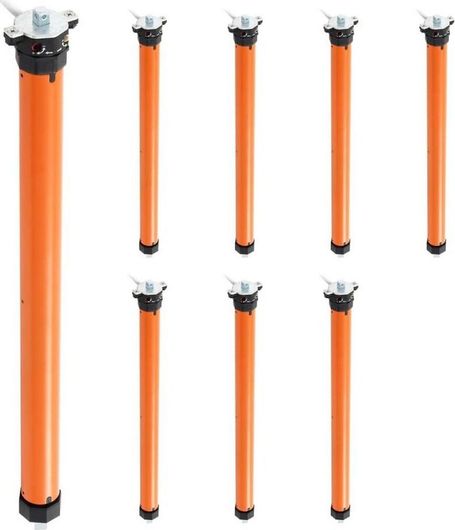 Μοτέρ Ρολών vidaXL Σωληνωτό 10Nm Σετ 8τμχ