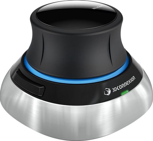 Ποντίκι 3D Connexion SpaceMouse Ασύρματο Εργονομικό Bluetooth Vertical Μαύρο