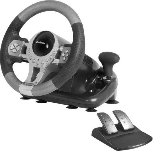 Τιμονιέρα Defender Forsage GTR με Πετάλια για PC με 180° Περιστροφής