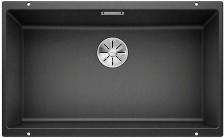 Νεροχύτης Blanco Subline 700-U Υποκαθήμενος από Συνθετικό Γρανίτη Μ70xΠ40cm Anthracite
