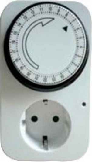 Χρονοδιακόπτης Πρίζας HGI Μηχανικός Ημερήσιος