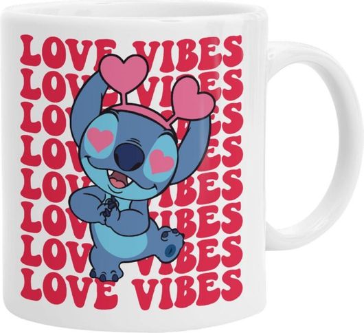Κούπα Lilo & Stitch Love Vibes Κεραμική 330ml 