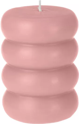 Κερί   Κορμός Beading Ροζ 7,5x10cm