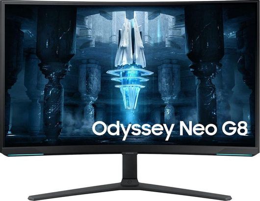 Gaming Οθόνη Υπολογιστή Samsung Odyssey Neo G8 S32BG850NP VA HDR Curved 32" 4K 3840x2160 240Hz με Χρόνο Απόκρισης 1ms GTG