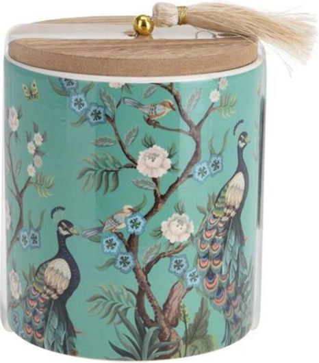 Κερί Αρωματικό Aroma Di Rogito με Ξύλινο Καπάκι 9x11cm Freesa Flower