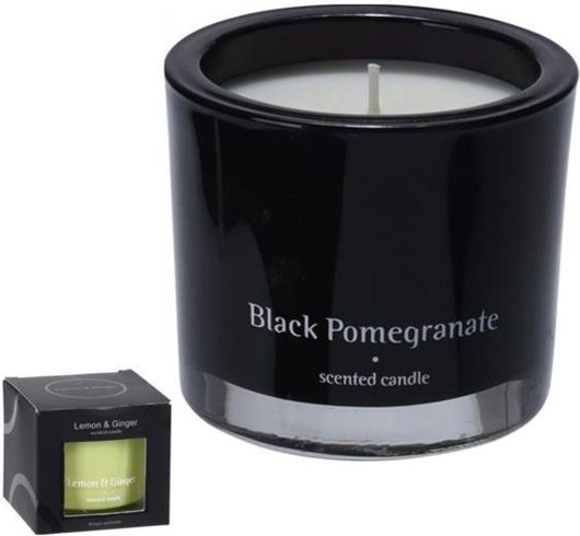 Κερί Αρωματικό 9x8cm Black Pomegranate