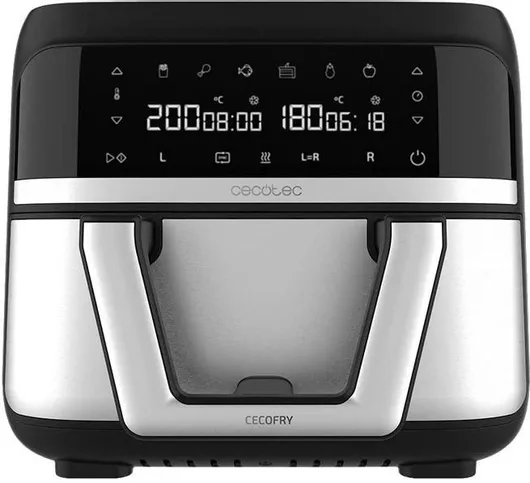 Cecotec Cecofry Dual 9000 Air Fryer 9lt Ασημί