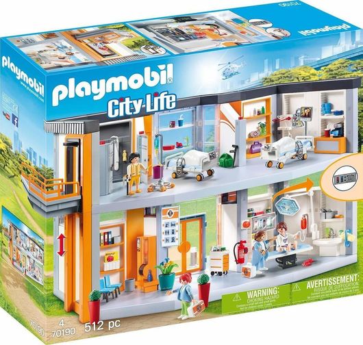 Playmobil City Life Large Hospital για 4+ Ετών #70190