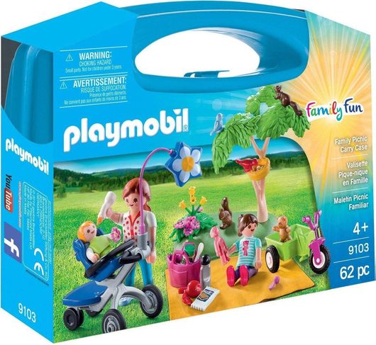 Playmobil Family Fun Βαλιτσάκι Πικ-Νικ Στην Εξοχή για 4+ Ετών #9103