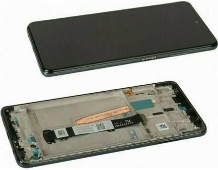 Xiaomi Οθόνη Service Pack με Μηχανισμό Αφής & Πλαίσιο για Poco X3 Pro Μπλε