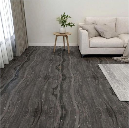 Πλαστικό Δάπεδο vidaXL Σκούρο Γκρι 55 τεμ. 5.11 m² PVC Γκρι