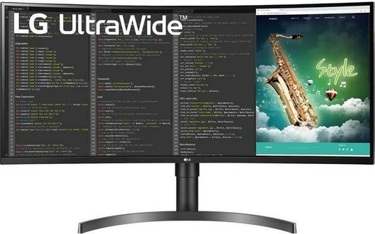 LG 35WN75CP-B Ultrawide VA HDR Curved Gaming Monitor 35" QHD 3440x1440 με Χρόνο Απόκρισης 5ms GTG