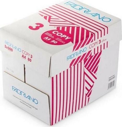 Χαρτί Εκτύπωσης Fabriano Copy 3 A4 80gr / m² 5x500 Φύλλα