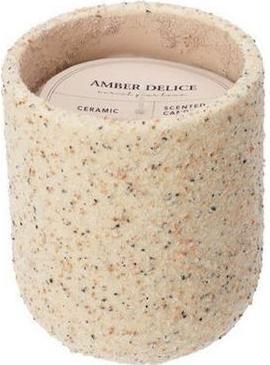 Αρωματικό Κερί σε Βάζο 200gr Κίτρινο Amber