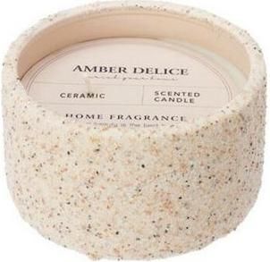 Αρωματικό Κερί Next σε Βάζο 390gr Κίτρινο Amber