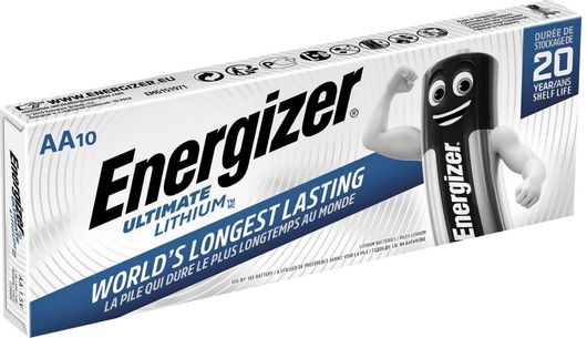 Μπαταρία Λιθίου Energizer Ultimate AA 1.5V 10τμχ