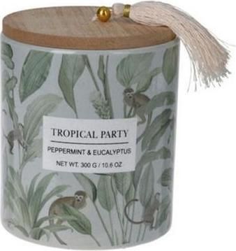 Αρωματικό Κερί σε Βάζο Tropical Party Peppermnint Eucalyptus 9x11.7cm