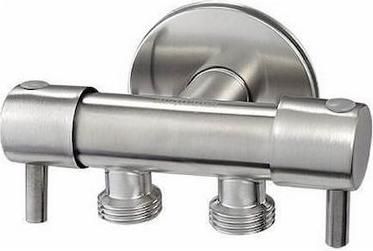 Διακόπτης Μπιντέ Acquanet 01-03-0011 Επιτοίχιος Inox