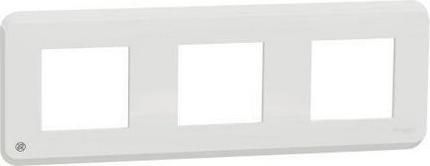 Πλαίσιο Διακόπτη Schneider Electric New Unica NU400620 Pro 3 Θέσεων Λευκό