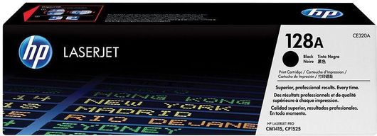 Toner Εκτυπωτή HP 128A Μαύρο 2000 Σελίδων CE320A