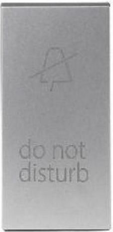 Καρτέλα για Δωμάτια Ξενοδοχείου Lineme Μην Ενοχλείτε Ασημί