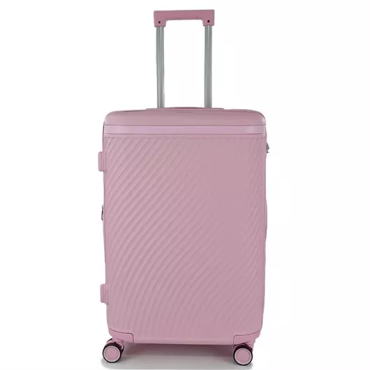 Βαλίτσα Ταξιδίου Forecast Μεσαία Σκληρή Ύψους 65cm με 4 Ρόδες Ροζ
