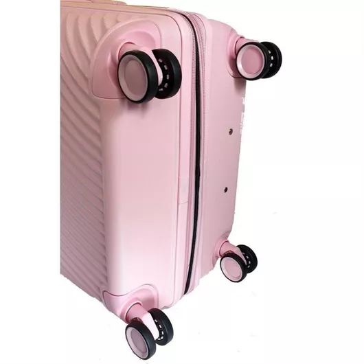 Βαλίτσα Ταξιδίου Forecast Μεσαία Σκληρή Ύψους 65cm με 4 Ρόδες Ροζ