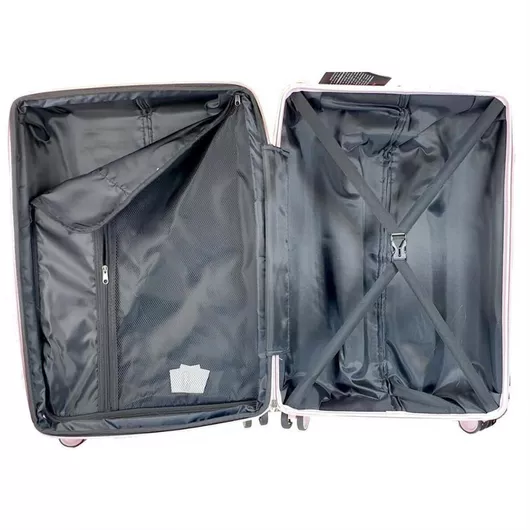 Βαλίτσα Ταξιδίου Forecast Μεσαία Σκληρή Ύψους 65cm με 4 Ρόδες Ροζ