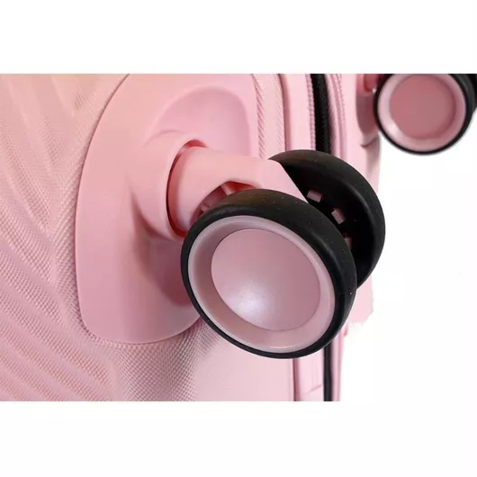 Βαλίτσα Ταξιδίου Forecast Μεσαία Σκληρή Ύψους 65cm με 4 Ρόδες Ροζ