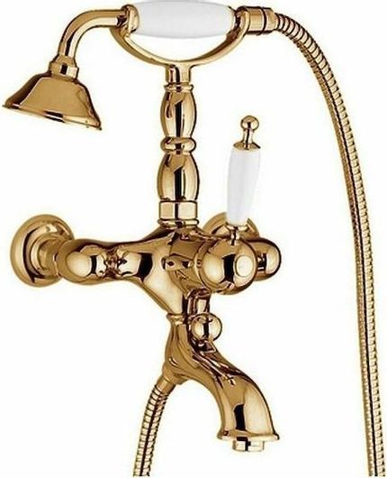 Μπαταρία Μπάνιου Bugnatese Oxford 6300-220300 Ρετρό Αναμεικτική Πλήρες Σετ Μπρονζέ
