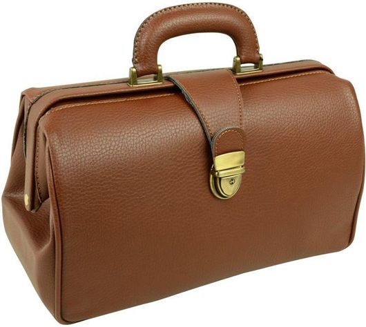 Ιατρική Τσάντα Gima Δερμάτινη Texas Leather Καφέ