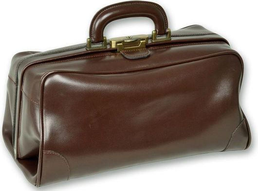 Ιατρική Τσάντα Gima 27123 Δερμάτινη Florida Καφέ