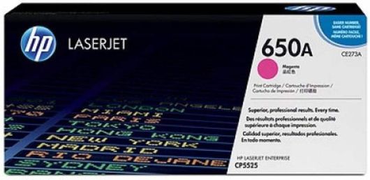 Toner Εκτυπωτή HP 650A Ματζέντα 15000 Σελίδων CE273A