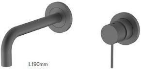 Σετ Μίκτης & Στόμιο Εντοιχισμού Teorema Lab 223181 Νιπτήρα 1 Εξόδου Graphite