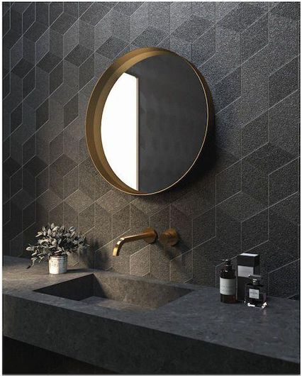 Καθρέπτης Μπάνιου Iron Circle 80cm με LED Brushed Βουρτσισμένο Ίνοξ