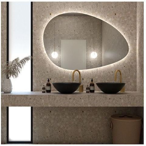 Καθρέπτης Μπάνιου Rock 100x65cm με LED