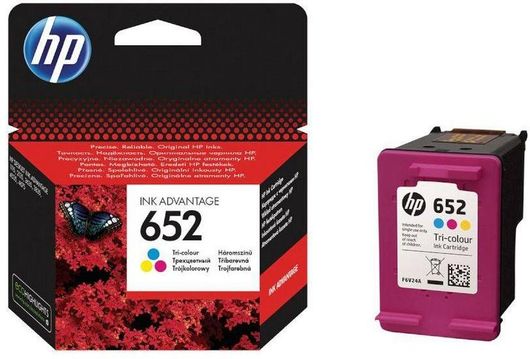 Μελάνι Εκτυπωτή Inkjet HP 652 Πολλαπλό Color F6V24AE