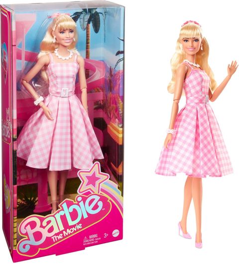 Συλλεκτική Barbie The Movie Margot Robbie με Ροζ Φόρεμα για 3+ Ετών