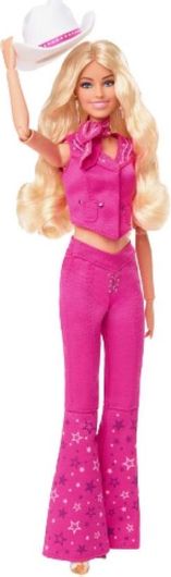 Barbie Συλλεκτική The Movie Margot Robbie in Pink Western Outfit για 6+ Ετών