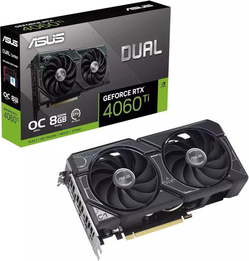Κάρτα Γραφικών Asus Dual GeForce RTX 4060 Ti 8GB GDDR6 OC Edition