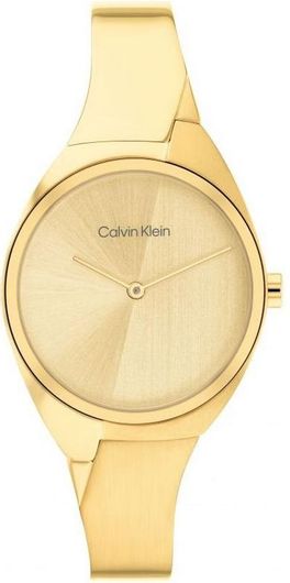 Γυναικείο Ρολόι Calvin Klein Charming με Μεταλλικό Μπρασελέ Χρυσό