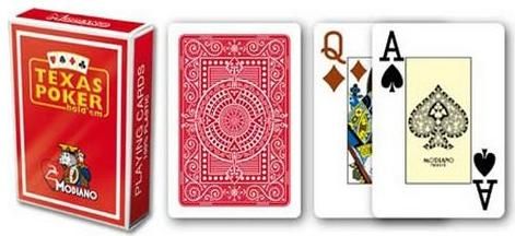 Τράπουλα Modiano Texas Poker Single Deck Κόκκινο