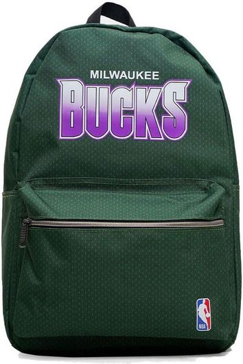 Σχολική Τσάντα Πλάτης Δημοτικού Back Me Up NBA Milwaukee Bucks Πράσινο