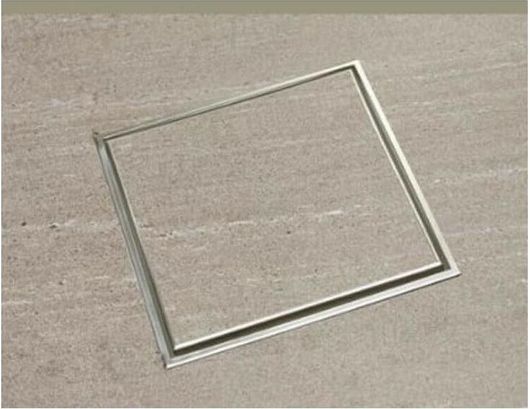 Σιφώνι Tema 93515 Ανοξείδωτη Σχάρα Δαπέδου με Διάμετρο 100mm Ασημί