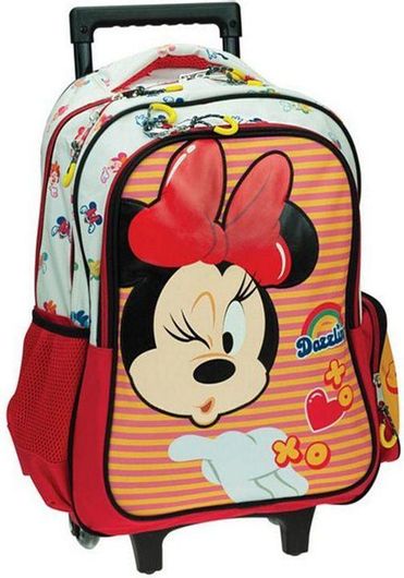 Σχολική Τσάντα Τρόλεϊ Δημοτικού Gim Minnie Mouse Comfy Routine Πολύχρωμο