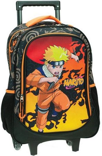 Σχολική Τσάντα Τρόλεϊ Δημοτικού Gim Naruto Shippuden Πολύχρωμο