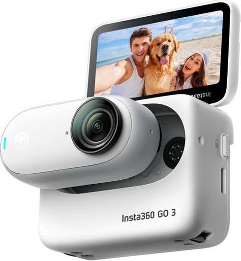 Action Camera Insta360 GO 3 64GB 2K με WiFi Λευκή με Οθόνη 2.2"