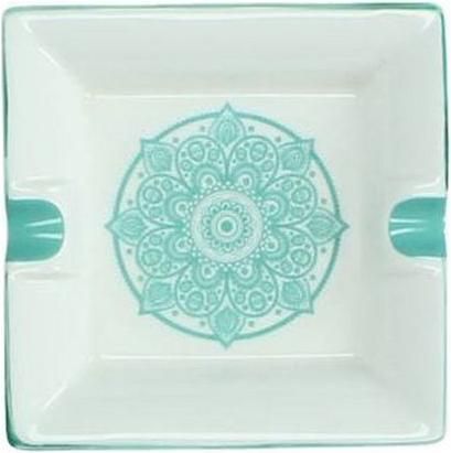 Σταχτοδοχείο Jk Home Decoration Τσιγάρου Κεραμικό 13cm Γαλάζιο