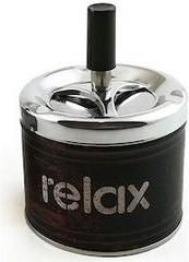 Σταχτοδοχείο Relax Αντιανεμικό Στρόγγυλο 9.5x11cm Καφέ