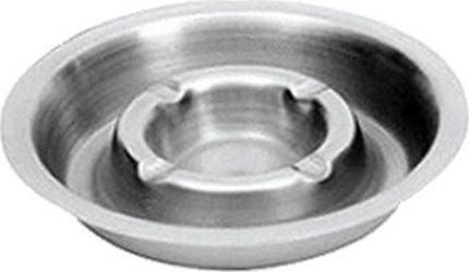Σταχτοδοχείο Τσιγάρου Μεταλλικό 16cm Inox